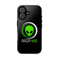 Phone Case - Area 406 Black & Green Logo (Black Case)