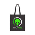 Tote Bag - Area 406 Black & Green Logo (Black Bag)