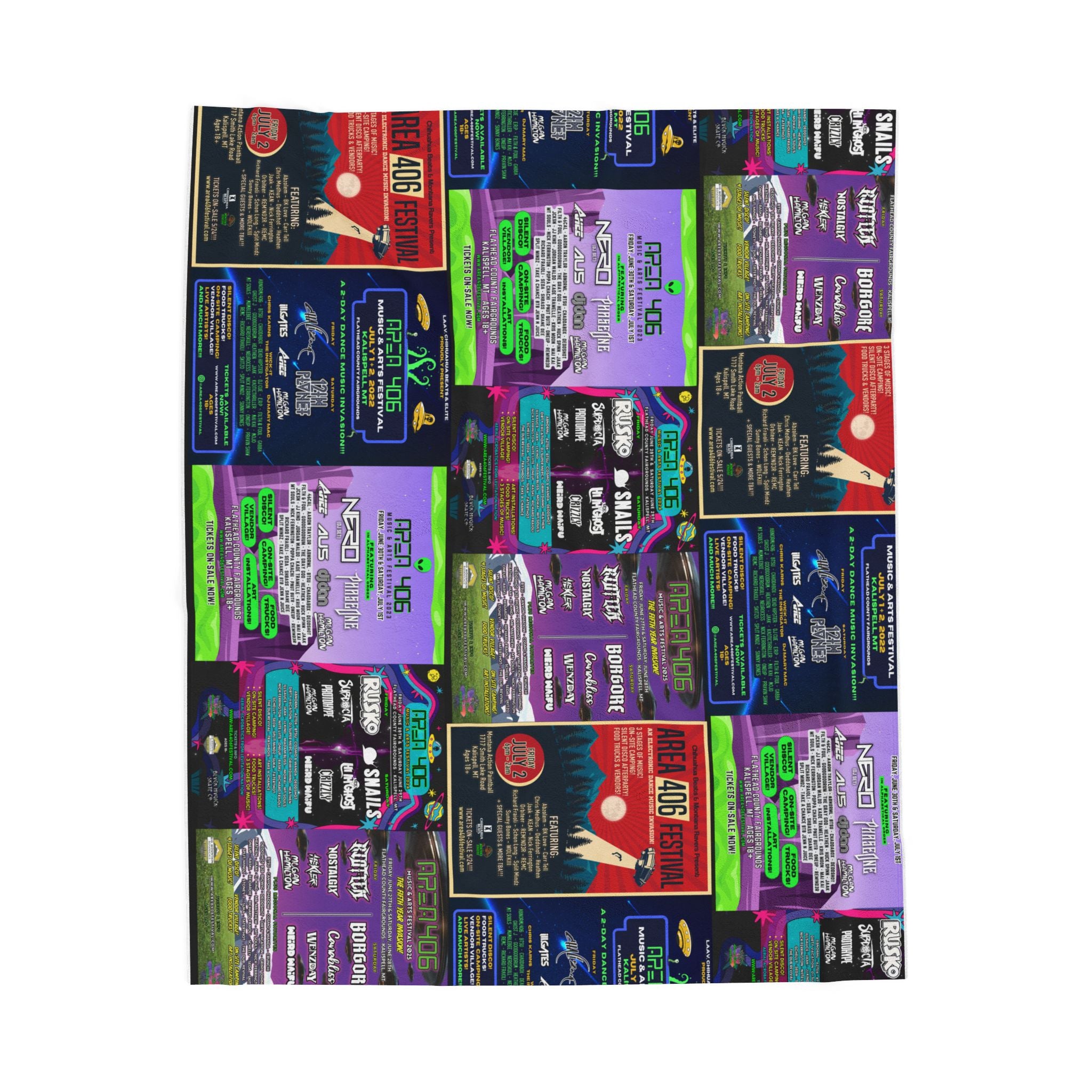 Plush Blanket - Every Flyer Pattern