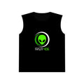 Men's Tank Top - Area 406 Black/Green Logo (Black)
