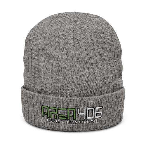 Area 406 Embroidered Beanie