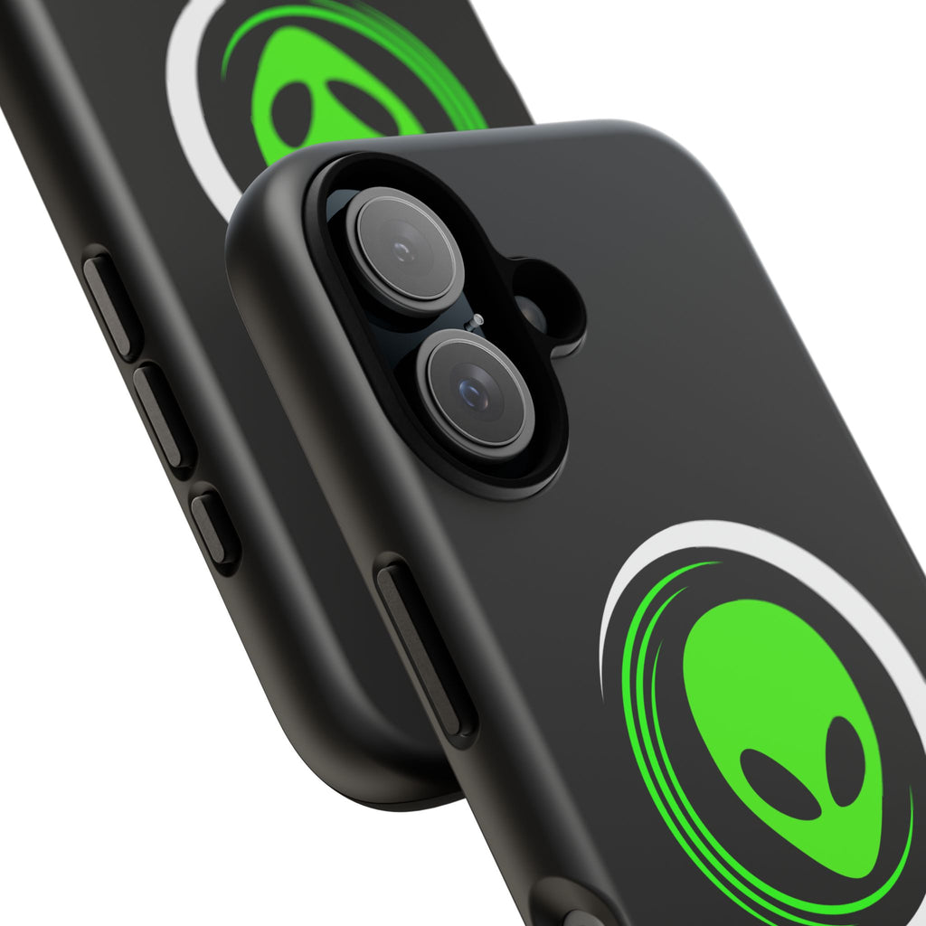 Phone Case - Area 406 Black & Green Logo (Black Case)