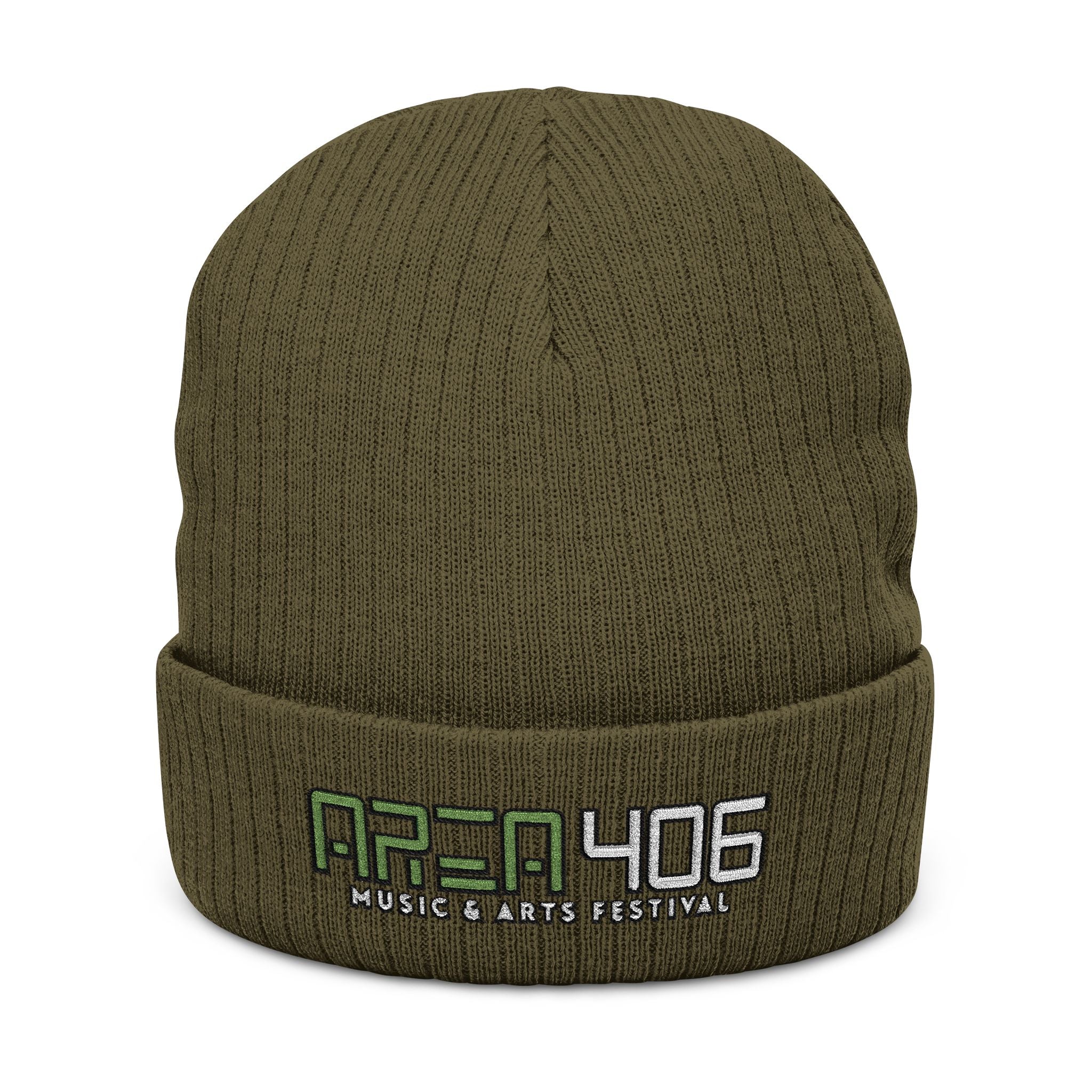 Area 406 Embroidered Beanie