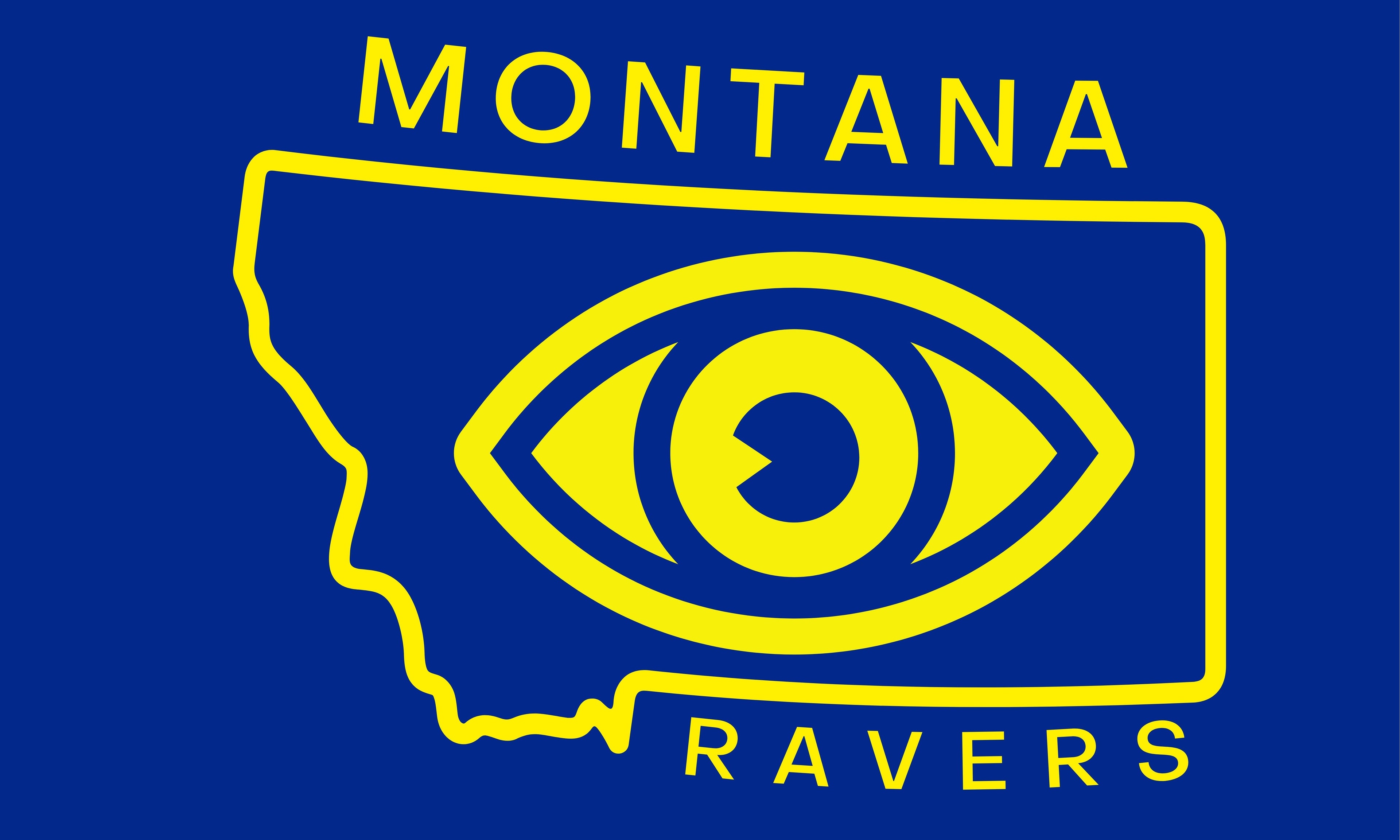 Montana Ravers Flag - OG Design